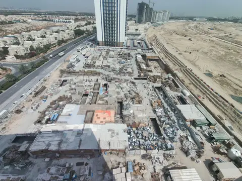 Living Legends Phase 4, Majan construction progress — 13 March 2026, 62.08% complete, photo 15 of 20