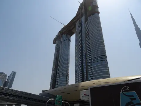 Ход строительства The Address Residence Sky View, Downtown Dubai — 27 августа 2018, готовность 85.03%, снимок 4 из 11