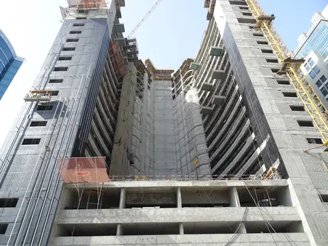Ход строительства Bay's Edge, Business Bay — 4 августа 2015, готовность 45.12%, снимок 3 из 6