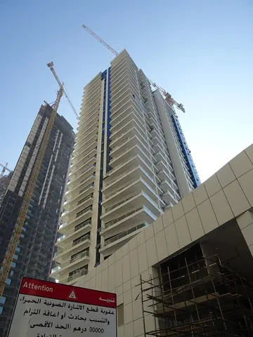 Continental Tower, Dubai Marina construction progress — 2 March 2016, 92.03% complete, photo 1 of 5