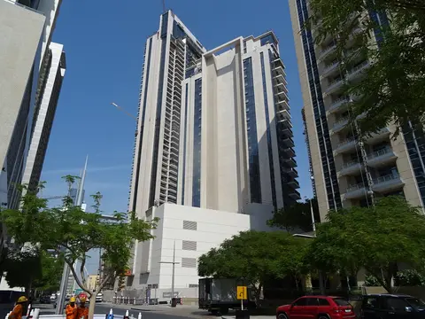 Boulevard Crescent, Downtown Dubai construction progress — 8 October 2018, 86.70% complete, photo 11 of 12