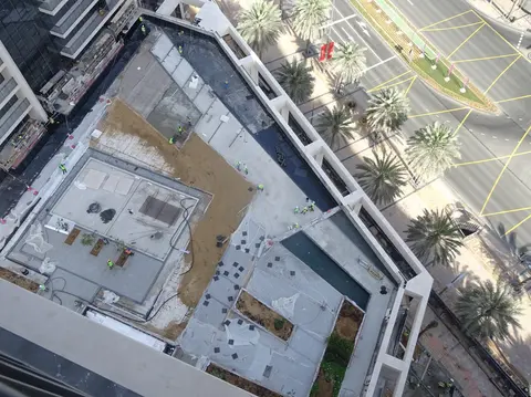 Boulevard Crescent, Downtown Dubai construction progress — 22 January 2019, 91.32% complete, photo 5 of 10