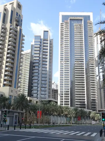 Boulevard Crescent, Downtown Dubai construction progress — 22 January 2019, 91.32% complete, photo 2 of 10