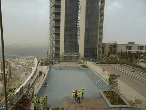 The Dubai Creek Residences, Dubai Creek construction progress — 30 October 2018, 95.26% complete, photo 10 of 11