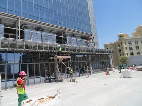Ход строительства The Pinnacle Palm Tower, Palm Jumeirah — 1 апреля 2021, готовность 87.31%, снимок 7 из 7