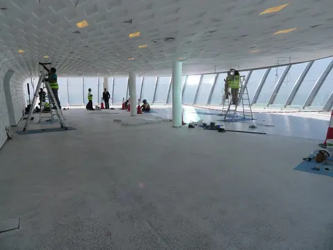 Ход строительства The Pinnacle Palm Tower, Palm Jumeirah — 1 апреля 2021, готовность 87.31%, снимок 1 из 7