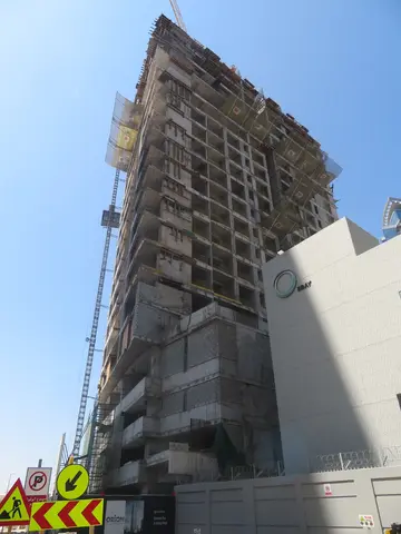 West Bay Tower, Business Bay construction progress — 17 March 2023, 33.91% complete, photo 7 of 7