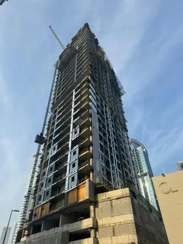 West Bay Tower, Business Bay construction progress — 13 February 2024, 48.00% complete, photo 5 of 8