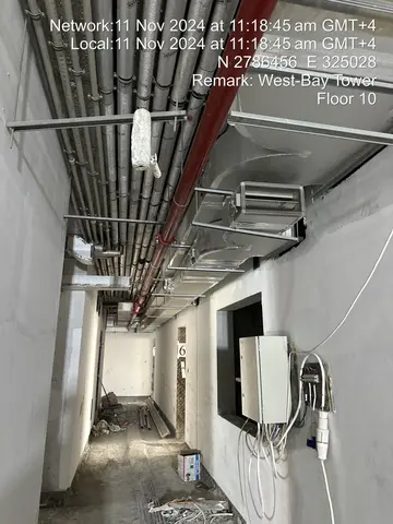 West Bay Tower, Business Bay construction progress — 11 November 2024, 57.20% complete, photo 5 of 9