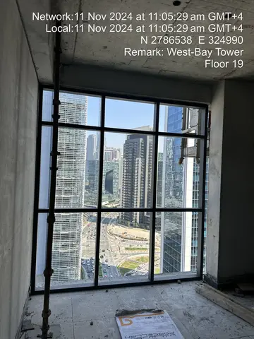 West Bay Tower, Business Bay construction progress — 11 November 2024, 57.20% complete, photo 3 of 9