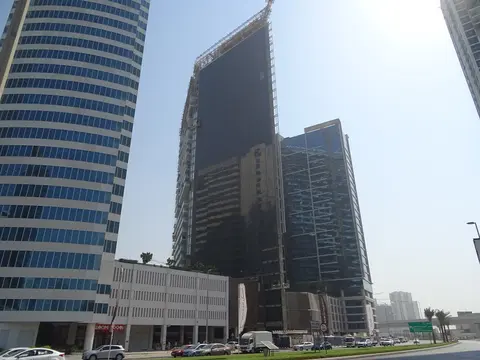 Ход строительства Marquise Square Tower, Business Bay — 1 октября 2018, готовность 91.06%, снимок 8 из 14