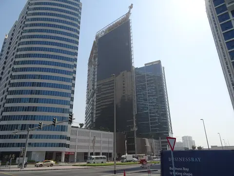 Ход строительства Marquise Square Tower, Business Bay — 1 октября 2018, готовность 91.06%, снимок 4 из 14