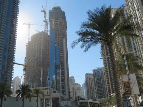 Act One | Act Two, Downtown Dubai construction progress — 22 October 2020, 53.04% complete, photo 1 of 2