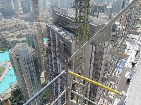 Act One | Act Two, Downtown Dubai construction progress — 16 September 2021, 74.48% complete, photo 4 of 11