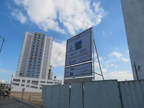 Ход строительства Azizi Shaista, Al Furjan — 13 февраля 2020, готовность 65.53%, снимок 9 из 10