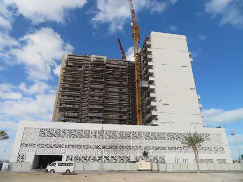 Ход строительства Azizi Shaista, Al Furjan — 13 февраля 2020, готовность 65.53%, снимок 4 из 10