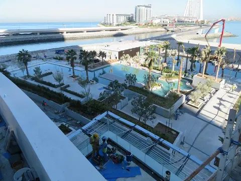 Jumeirah Gate, Jumeirah Beach Residence construction progress — 21 October 2020, 86.34% complete, photo 5 of 10