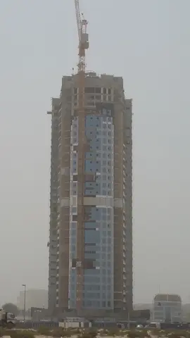 Al Madar Siraj Tower, Arjan construction progress — 9 March 2015, 74.05% complete, photo 3 of 6