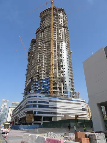 Imperial Avenue, Downtown Dubai construction progress — 11 March 2021, 53.85% complete, photo 5 of 9