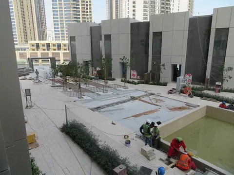 Ход строительства Creek Gate, Dubai Creek Harbour — 4 мая 2021, готовность 95.58%, снимок 2 из 10
