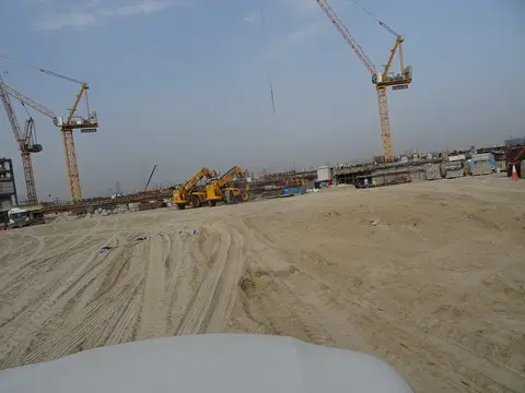 Island Park I, Dubai Creek Harbour construction progress — 28 February 2018, 0.10% complete, photo 2 of 3