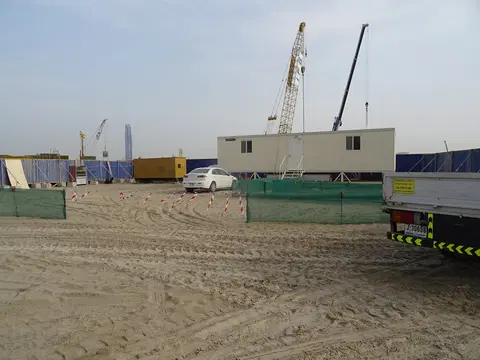 Island Park I, Dubai Creek Harbour construction progress — 28 February 2018, 0.10% complete, photo 1 of 3