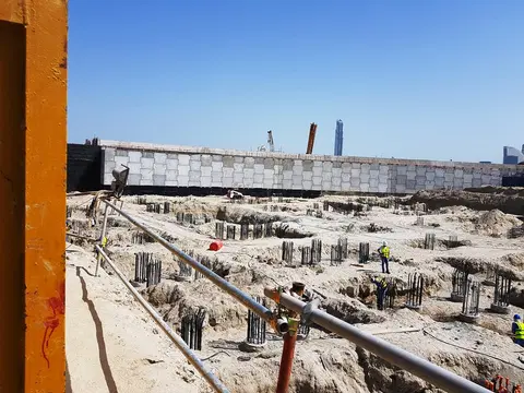 Island Park I, Dubai Creek Harbour construction progress — 12 June 2018, 4.60% complete, photo 4 of 5