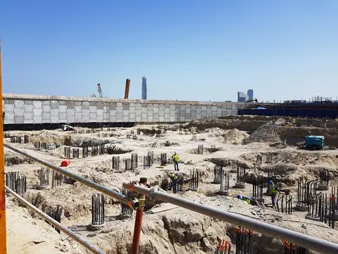 Island Park I, Dubai Creek Harbour construction progress — 12 June 2018, 4.60% complete, photo 2 of 5