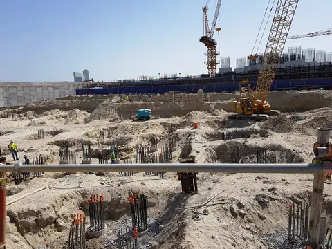 Island Park I, Dubai Creek Harbour construction progress — 12 June 2018, 4.60% complete, photo 1 of 5