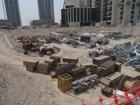 Island Park I, Dubai Creek Harbour construction progress — 4 June 2020, 4.60% complete, photo 3 of 4