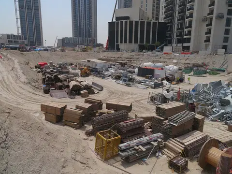 Island Park I, Dubai Creek Harbour construction progress — 4 June 2020, 4.60% complete, photo 2 of 4