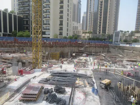Island Park I, Dubai Creek Harbour construction progress — 4 September 2023, 6.69% complete, photo 3 of 6