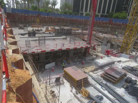 Island Park I, Dubai Creek Harbour construction progress — 4 September 2023, 6.69% complete, photo 1 of 6