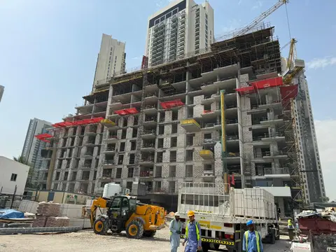 Island Park I, Dubai Creek Harbour construction progress — 24 April 2024, 40.74% complete, photo 3 of 3