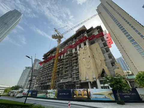 Island Park I, Dubai Creek Harbour construction progress — 24 April 2024, 40.74% complete, photo 2 of 3