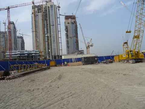 Island Park Ii, Dubai Creek Harbour construction progress — 28 February 2018, 0.15% complete, photo 1 of 3