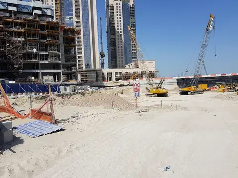 Island Park Ii, Dubai Creek Harbour construction progress — 12 June 2018, 3.05% complete, photo 1 of 3