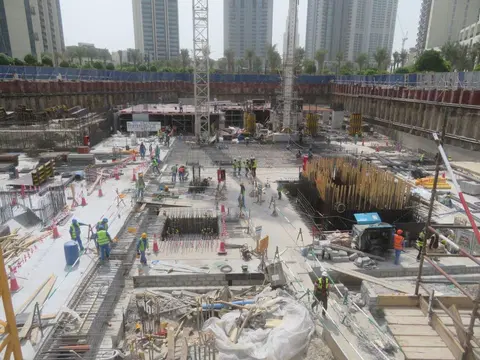 Island Park Ii, Dubai Creek Harbour construction progress — 20 September 2023, 6.51% complete, photo 1 of 6