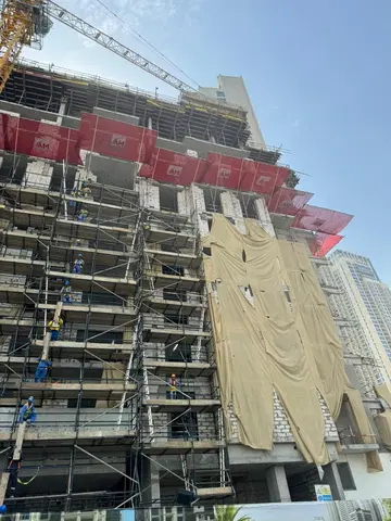 Island Park Ii, Dubai Creek Harbour construction progress — 24 April 2024, 40.24% complete, photo 4 of 5