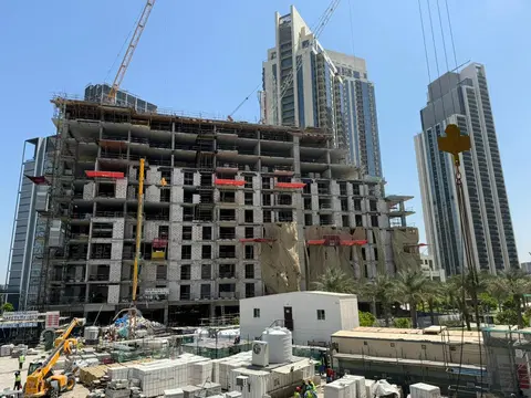 Island Park Ii, Dubai Creek Harbour construction progress — 24 April 2024, 40.24% complete, photo 2 of 5