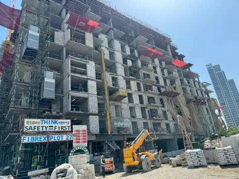 Island Park Ii, Dubai Creek Harbour construction progress — 24 April 2024, 40.24% complete, photo 1 of 5