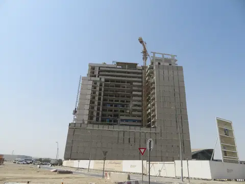 Azizi Aura Residence, Downtown Jebel Ali construction progress — 12 September 2019, 58.34% complete, photo 10 of 10