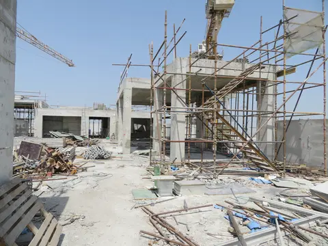 Azizi Aura Residence, Downtown Jebel Ali construction progress — 12 September 2019, 58.34% complete, photo 3 of 10