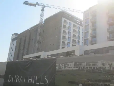 Ход строительства Park Ridge, Dubai Hills Estate — 14 октября 2021, готовность 82,12%, снимок 7 из 10