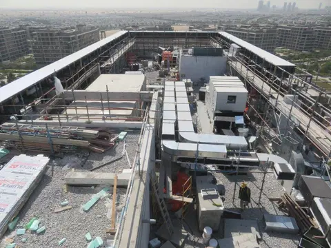 Ход строительства Park Ridge, Dubai Hills Estate — 14 октября 2021, готовность 82,12%, снимок 4 из 10