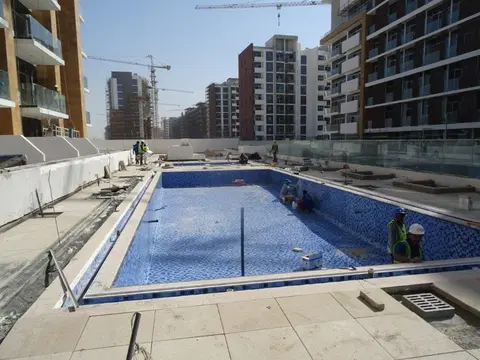 Ход строительства Azizi Riviera 7, Azizi Riviera — 17 ноября 2021, готовность 82.35%, снимок 1 из 11