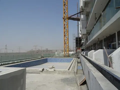 Ход строительства Azizi Riviera 3, Azizi Riviera — 22 августа 2022, готовность 76.60%, снимок 2 из 11