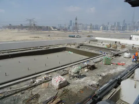 Azizi Riviera 1, Azizi Riviera construction progress — 21 February 2022, 68.39% complete, photo 2 of 4