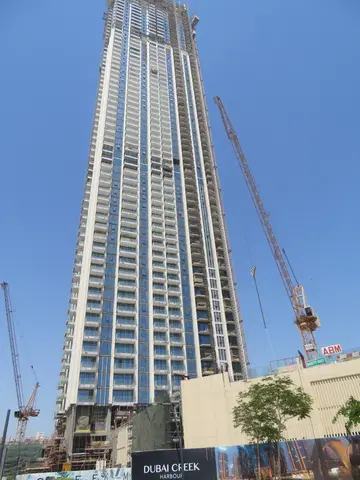 The Grand at Dubai Creek Harbour, Creek Island construction progress — 3 June 2021, 81.04% complete, photo 3 of 11