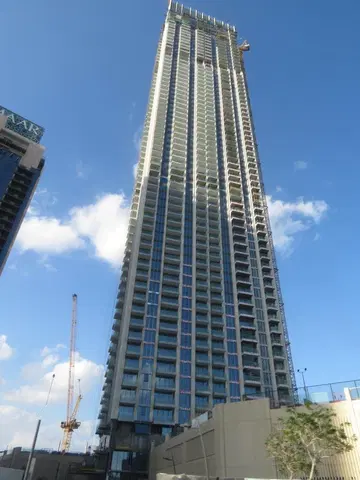 The Grand at Dubai Creek Harbour, Creek Island construction progress — 6 January 2022, 91.87% complete, photo 10 of 12